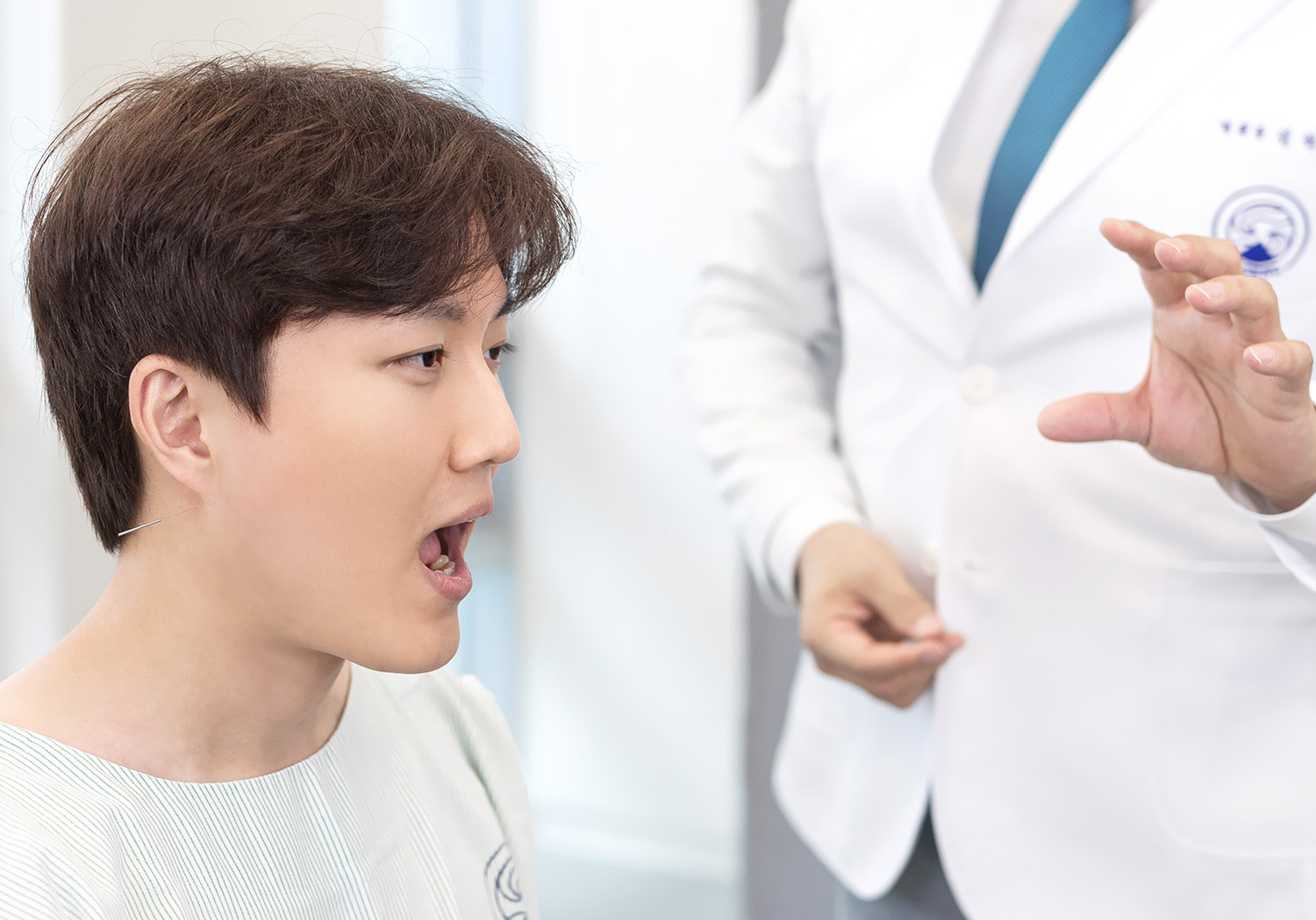 턱 동작침